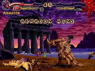 Primal Rage (ARCADE) Armadon Walkthrough