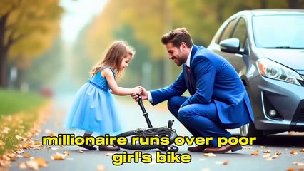 Millionaire in a Bentley Runs Over a Poor Girl’s Bike — But Her Necklace Leaves Him Shocked | Emotional Story