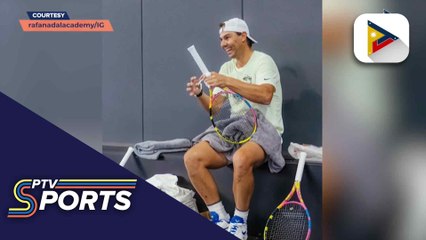 Tennis legend Rafael Nadal, nagbalik sa court kasama si Alex Eala