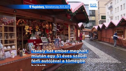 Fokozott készültségben a biztonságiak az idei magdeburgi karácsonyi vásáron