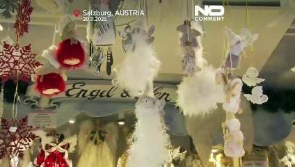 O mercado de Natal de Salzburgo, na Áustria, começa com segurança reforçada