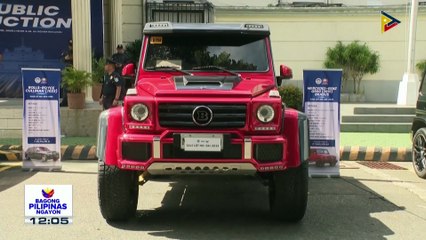 BOC sinimulan na ang pagsubasta sa ilang luxury vehicles ng pamilya Discaya