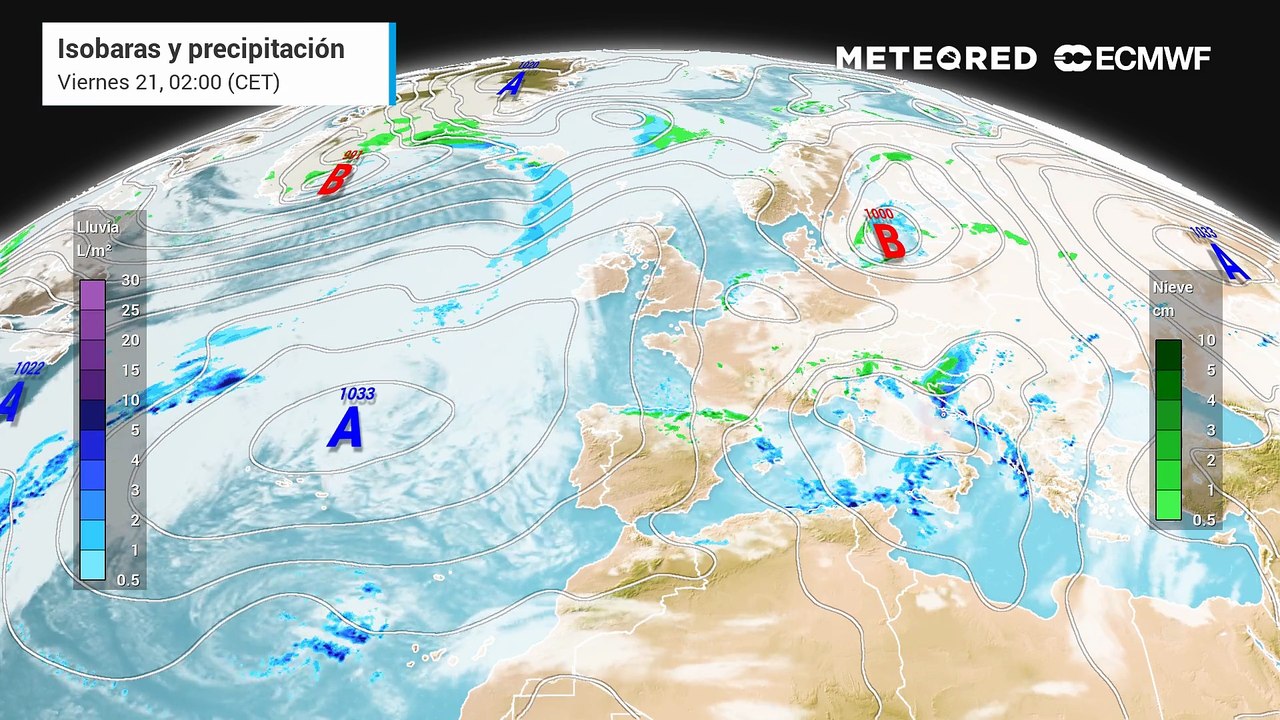 Tiempo en España con el fin de una primera entrada ártica