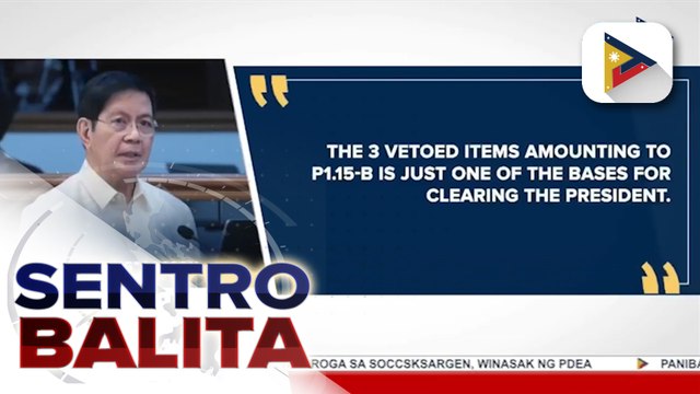 Sen. Lacson, nilinaw na hindi niya dinedepensahan si PBBM