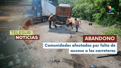 En Guatemala, las carreteras rurales colapsan por falta de mantenimiento
