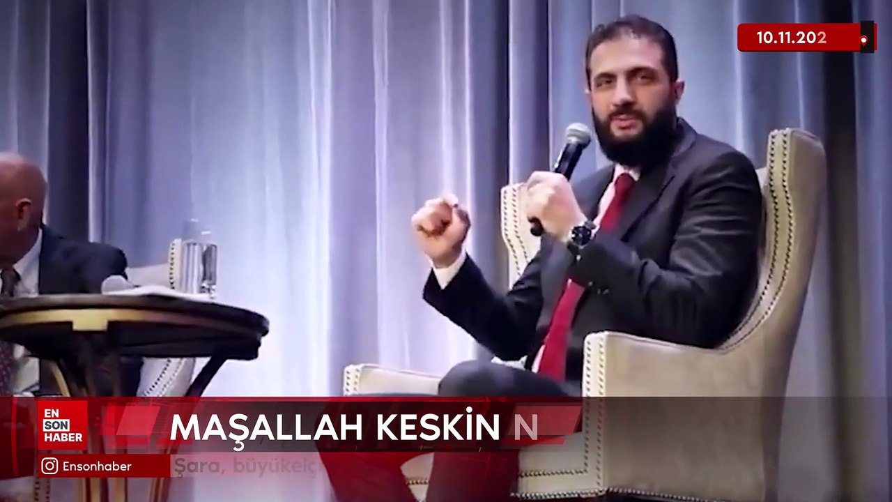 Şara’dan ABD’li yardımcıya refleks esprisi:  Maşallah keskin nişancı refleksi