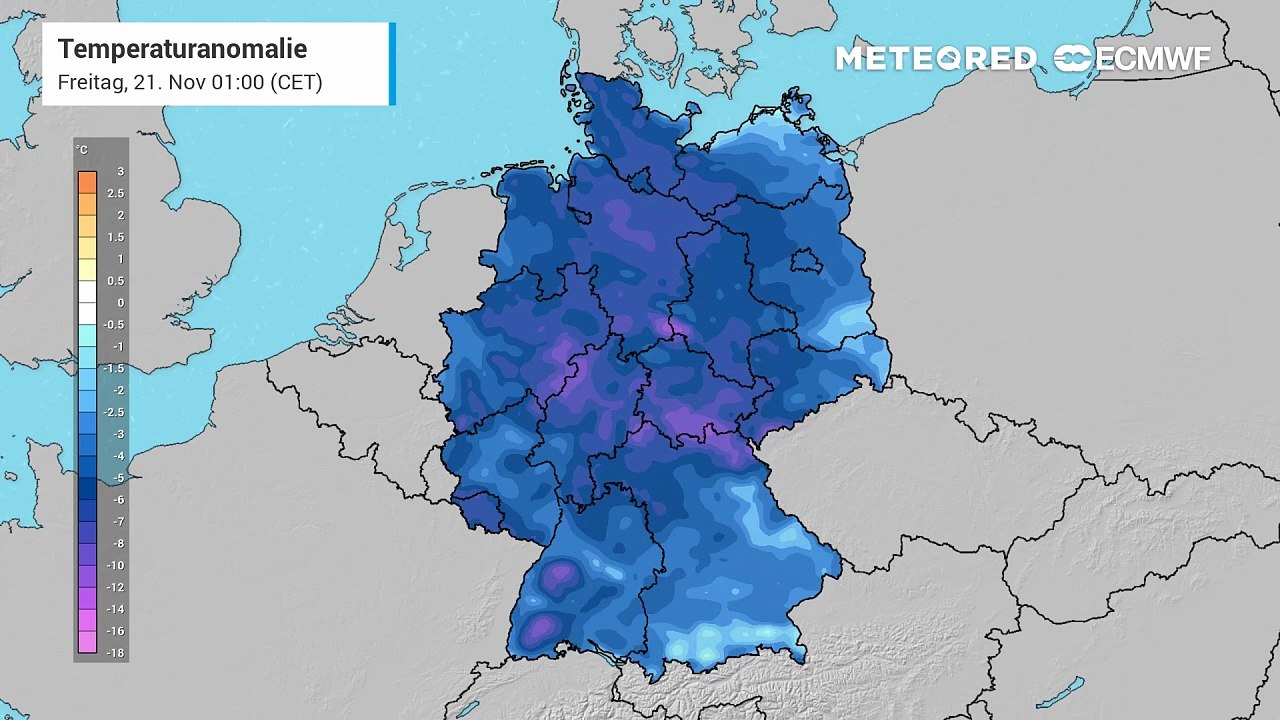 Die Kältewelle erreicht am Wochenende in Deutschland ihren Höhepunkt!