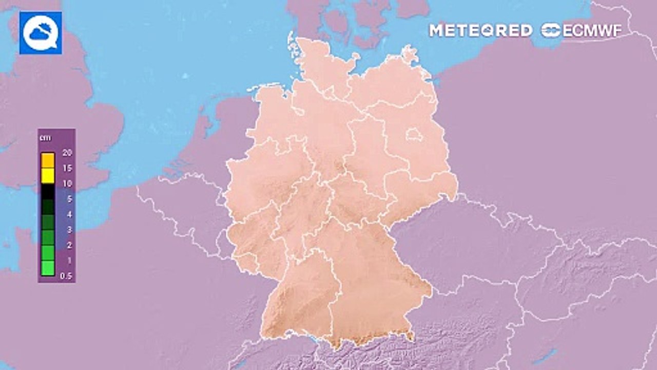 Am Sonntag nähern sich aus Westen Schneefälle- es kann sich kurzzeitig eine Schneedecke ausbilden!