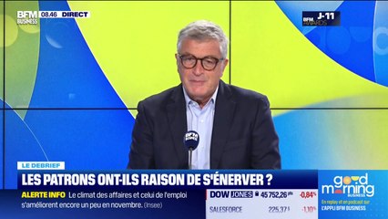 Le débrief de l'actu : Les patrons ont-ils raison de s'énerver ? - 21/11