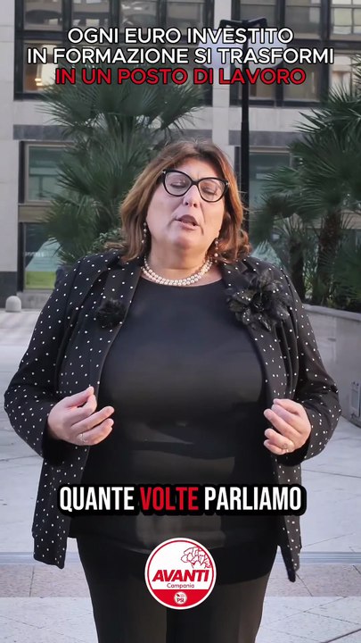 Ciarambino - Ogni euro investito in formazione si trasformi in posti di lavoro (21.11.25)