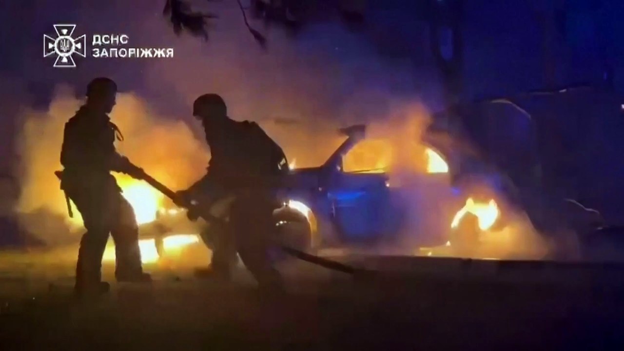 Russische Drohnenangriffe treffen Saporischschja, mindestens fünf Tote