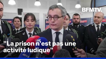 Plan "zéro portable en prison", évasion à Rennes: le point-presse de Gérald Darmanin en intégralité