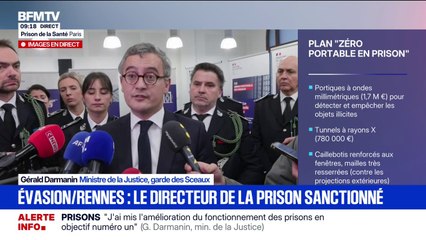 Évasion à Rennes: "La prison n'est pas une activité ludique", affirme Gérald Darmanin