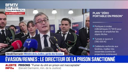 Évasion à Rennes: "Les consignes du ministre n'ont pas été respectées (...) Ce chef d'établissement ne peut pas rester en responsabilité", affirme Gérald Darmanin