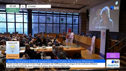 Création de l'OPLA : "Nos langues ont besoin d'outils fédérateurs", estime le défenseur de l'Alsacien Victor Vogt
