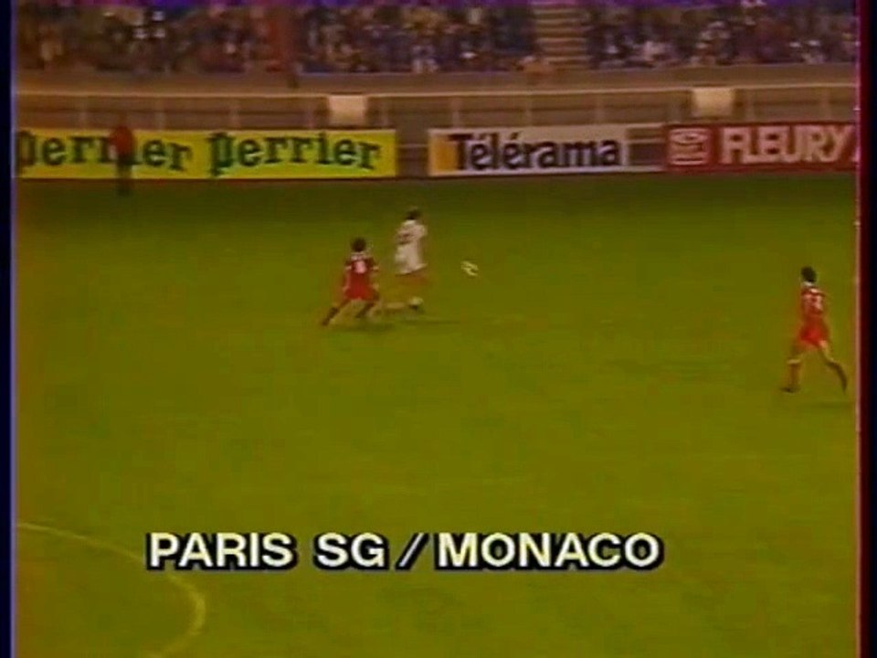 PARIS SG  - MONACO - 1983 - SAISON 1983/1984 -