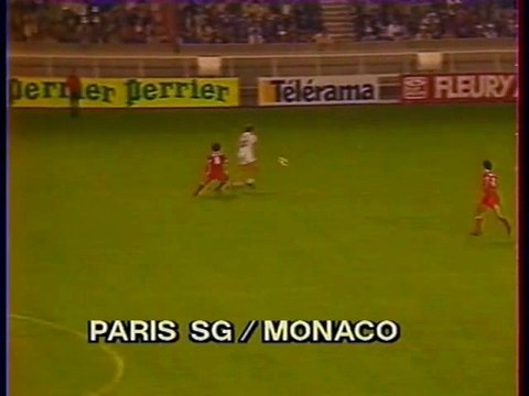 PARIS SG - MONACO - 1983 - SAISON 1983/1984 -