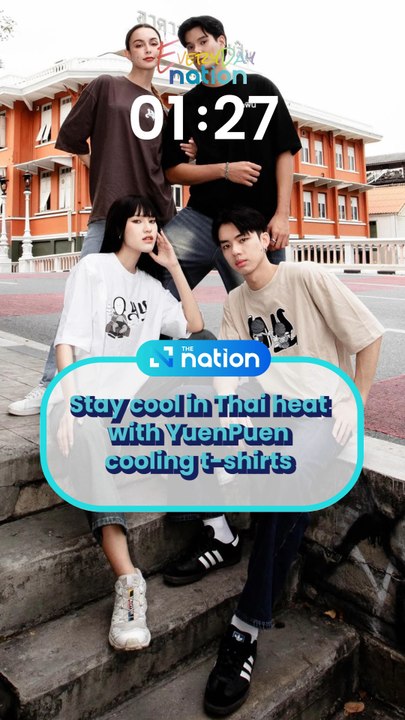 Stay cool in Thai heat with YuenPuen cooling t-shirts