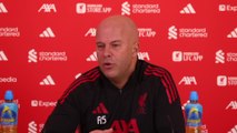 Slot on Forest test, injury woes, Jota memories and title race (Full Presser)