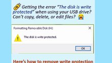 Remove Write Protection from Your USB/Pen Drive