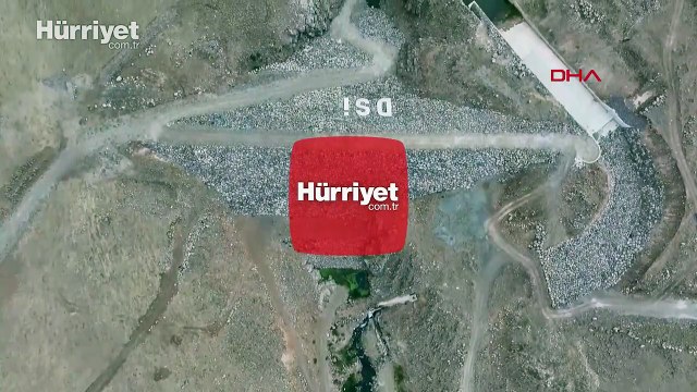 Ağrı'daki Taşlıçay Derecek Barajı'nda su tutulmaya başlandı