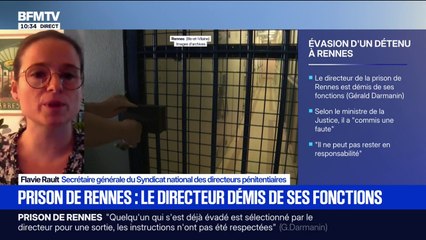 Mise à pied d'un directeur de prison à Rennes: "Nous sommes profondément choqués", déclare la secrétaire générale du Syndicat national des directeurs pénitentiaires
