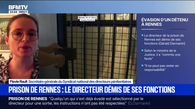 Mise à pied d'un directeur de prison à Rennes: Nous sommes profondément choqués , déclare la secrétaire générale du Syndicat national des directeurs pénitentiaires