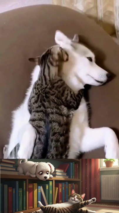cat & dog funny
