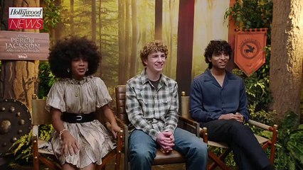 'Percy Jackson and the Olympians' Stars Play 'Who in the Cast?' Game  | THR News Video