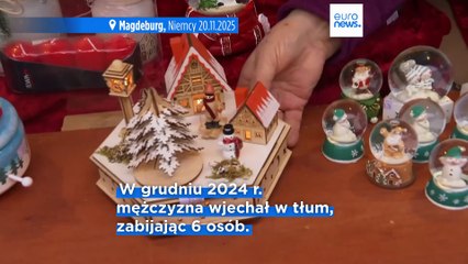 Jarmark bożonarodzeniowy w Magdeburgu zostaje ponownie otwarty rok po ataku