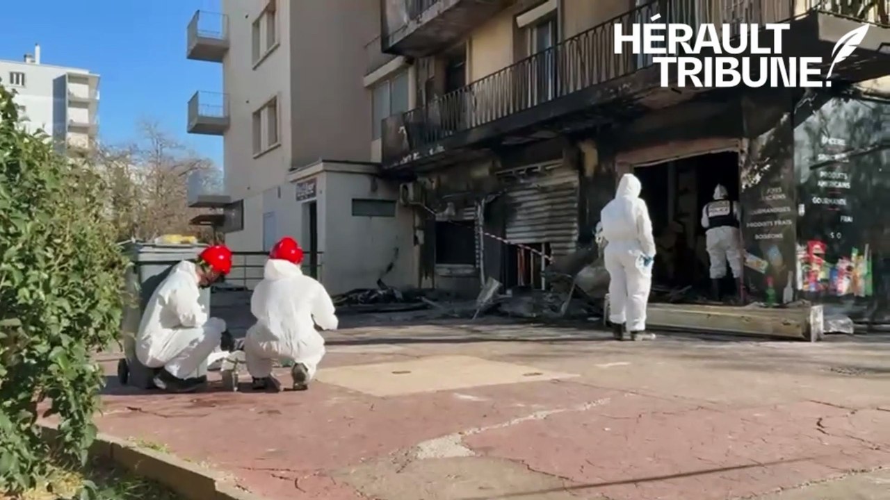 Montpellier : un mort et un blessé dans l’incendie criminel d’une épicerie