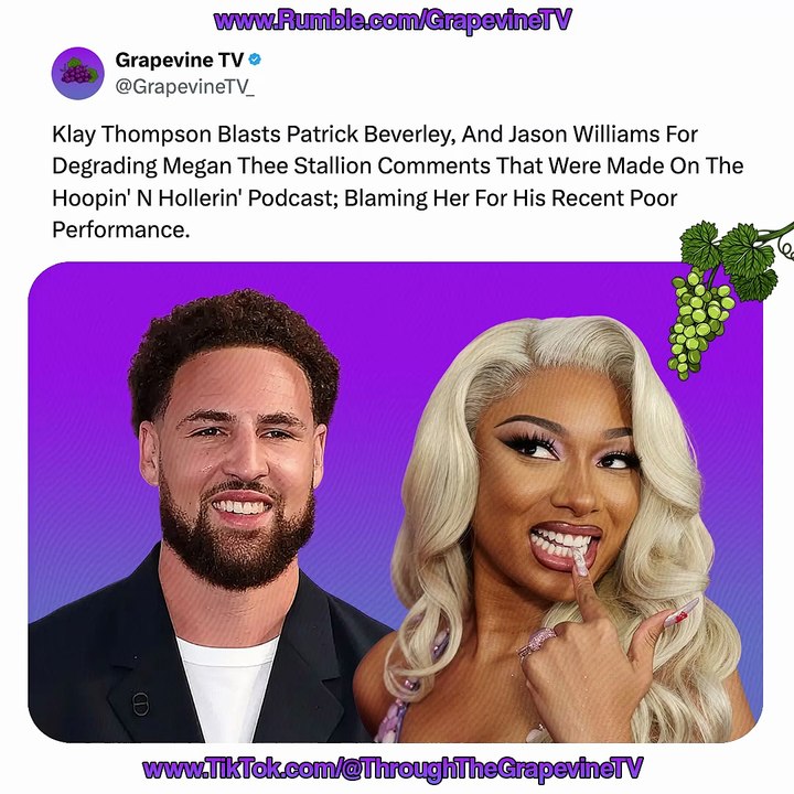 Klay Thompson Blasts Beverley And Williams For Blaming Megan Thee Stallion For His Recent Slump.