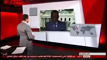 بالفيديو مراسل قناة  BBC يبكي لحظة اعلان ترامب  القدس عاصمة لإسرائيل