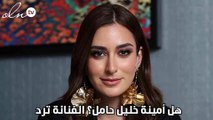 هل أمينة خليل حامل؟ الفنانة ترد