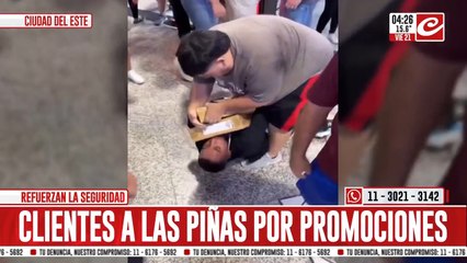 Salvaje Black Friday en Paraguay: clientes a las piñas para aprovechas las promociones