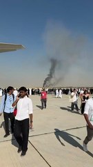 Video: Indian jet crash at Dubai Airshow