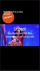 la denuncia del fraude en Miss Universo