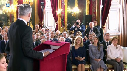 El emotivo discurso completo de Felipe VI imponiendo el Toisón de Oro a la Reina Sofía