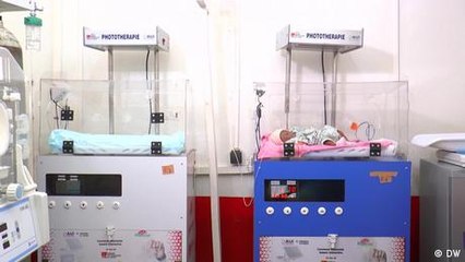 Solar-powered incubators save premature babies in Cameroon