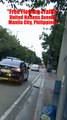 Free Flowing Traffic on United Nations Avenue in Manila City in the Philippines