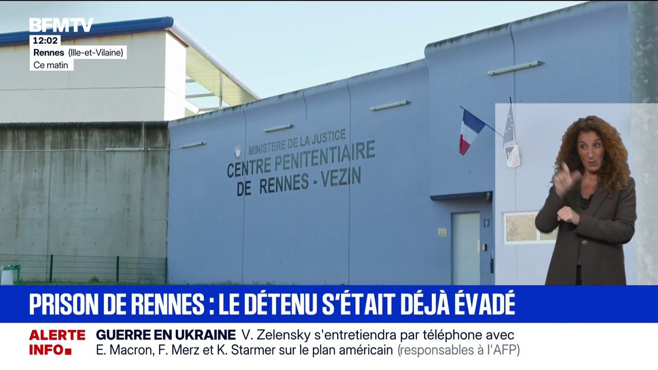 Évasion à Rennes: le détenu s'était déjà évadé...