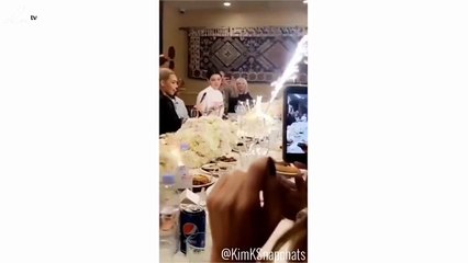 كانيه ويست يحتفل بعيد ميلاد كيم كاردشيان على الطريقة المصرية