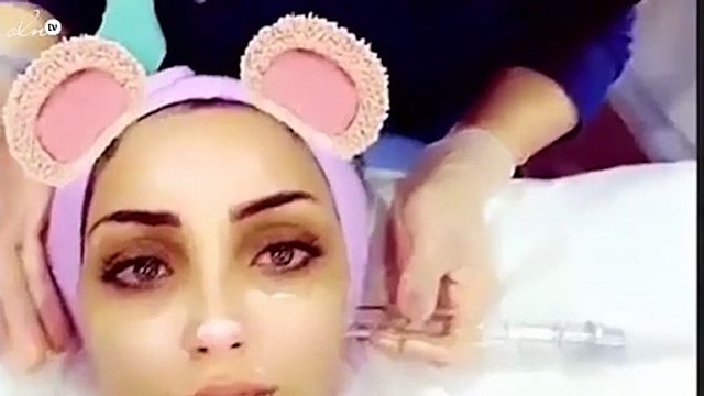 صورة.. دنيا بطمة تخضع لعملية تجميل جديدة