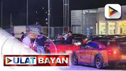 Pitong hindi rehistradong luxury car, nadiskubre ng PNP-HPG sa isang gasolinahan sa NLEX | ulat ni Ryan Lesigues