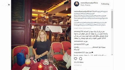 ريم البارودي تعتذر لجمهورها عن زجاجة الخمر!