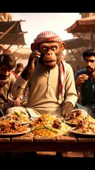 Dubai Funny Monkey Call – Husband Wife Comedy, Biryani Scene & Urdu Dialogue | Viral Short Video