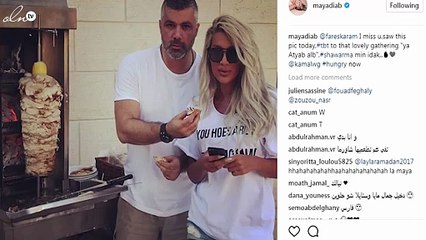 مايا دياب تُعبّر عن اشتياقها لـ"فارس كرم" بهذه الصورة