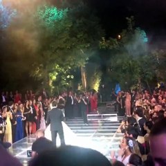 فيديو ولقطات حصرية من داخل حفل زفاف لارا اسكندر