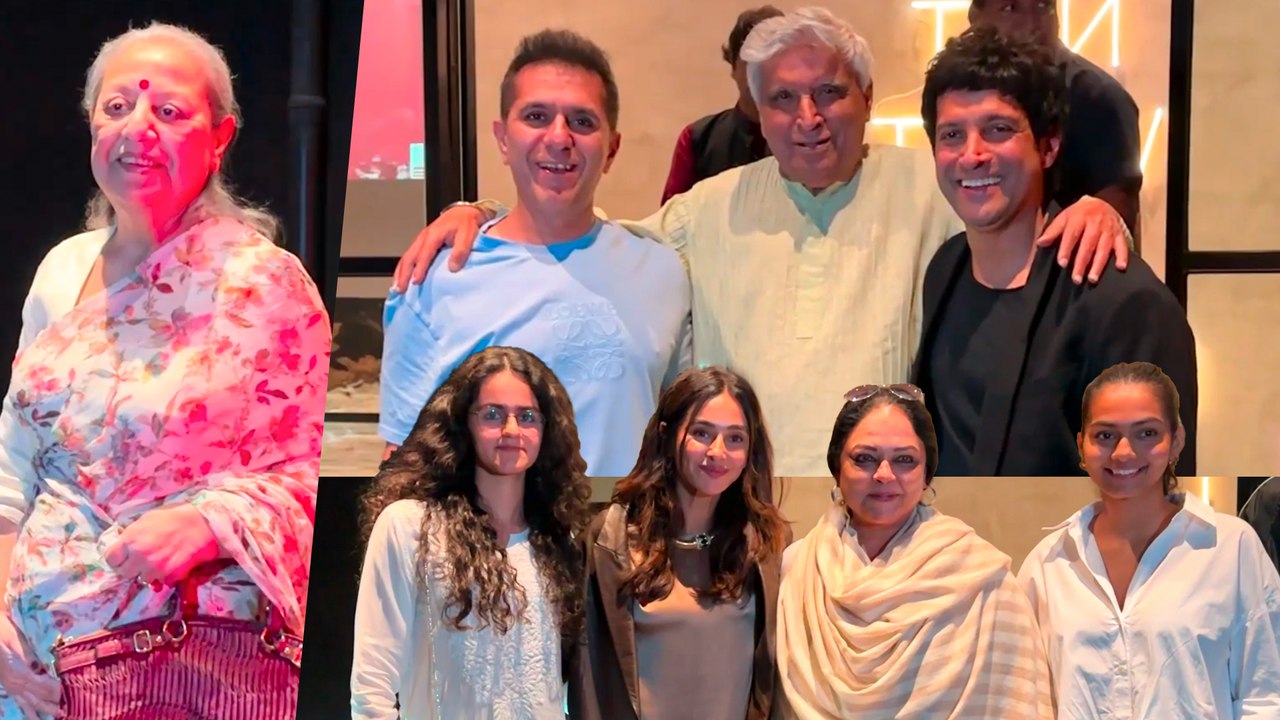 120 Bahadur Screening: Farhan & Javed Akhtar, Honey Irani, Shibani Dandekar, Tanvi Azmi, Ritesh Sidhwani & Rumi Jaffery