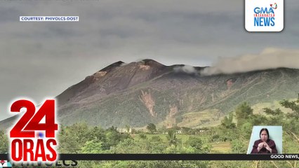 Bulkang Kanlaon, nagkaroon ng ash emission kaninang umaga | 24 Oras